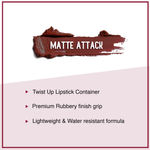 Buy SUGAR Cosmetics - Matte Attack - Transferproof Lipstick - 05 Tan Halen (Chocolate Brown) - 2 gms - Transferproof Lipstick Matte Finish, Lasts Up to 8 hours - Purplle