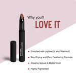 Buy SUGAR Cosmetics Matte Attack Lipstick for Women | Transferproof & Smudgeproof | Lasts upto 12hrs | Enriched With Jojoba Oil | 2 gm - Depeach Mode - Purplle