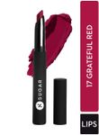 Buy SUGAR Cosmetics - Matte Attack - Transferproof Lipstick - 17 Grateful Red (Bluish Red) - 2 gms - Transferproof Lipstick Matte Finish, Lasts Up to 8 hours - Purplle