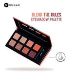 Buy SUGAR Cosmetics Blend The Rules Eyeshadow Palette | Long Lasting, Smudge Proof & Shimmery Finish | 10.4 Gm - 04 Fetish (8 Nudes Shades) - Purplle
