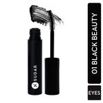 Buy SUGAR Cosmetics - Uptown Curl - Lengthening Mascara - 01 Black Beauty (Black Mascara) - Lightweight and Smudgeproof Mascara, With Lash Growth Formula - Lasts Up to 8 hours - Purplle