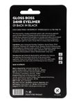Buy SUGAR Cosmetics Gloss Boss 24Hr Glossy Eyeliner Gel With Brush | Smudeproof & Waterproof - 01 Back In Black (Black Eyeliner) | 3Ml - Purplle