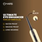 Buy MARS Kohl of Fame Up to 12 Hours Stay Kajal | Smudgeproof & Waterproof | Long Lasting (0.35 gm) (Black) - Purplle