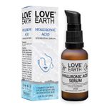 Buy Love Earth Hyaluronic Acid Serum With Organic Aloe Vera & Essential Oils For Moisturised, Nourished & Hydrated Skin 30 ML - Purplle