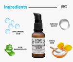 Buy Love Earth Hyaluronic Acid Serum With Organic Aloe Vera & Essential Oils For Moisturised, Nourished & Hydrated Skin 30 ML - Purplle