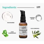 Buy Love Earth 10% Niasinamide Serum With Aloe Vera And Olive Leaf Extract For Blemishes, Inflammation & Acne Prone Skin 30 ML - Purplle