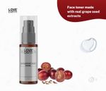 Buy Love Earth Hyaluronic Acid Toner with Grape seed extract and Hyaluronic Acid for Wrinkle Free, Smooth and Glowing Skin 100ml - Purplle