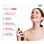 Buy Love Earth Hyaluronic Acid Toner with Grape seed extract and Hyaluronic Acid for Wrinkle Free, Smooth and Glowing Skin 100 ml - Purplle