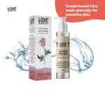 Buy Love Earth No Foam Face Wash for Sensitive Skin | Soap Free, Non-Irritating, Skin Hydrating | Gentle Skin Cleanser 100ML - Purplle