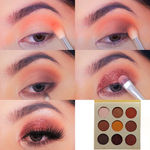 Buy Cuffs N Lashes 9 Color Eyeshadow Palette, Hello Fall - Purplle