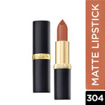 Buy L'Oreal Paris Color Riche Moist Matte Lipstick - Sunset Sur Seine 304 (3.7 g) - Purplle