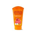 Buy Lotus Herbals Safe Sun Sunscreen Cream - Breezy Berry | SPF 20 | PA+ | Sweat & Waterproof | Non-Greasy | 50g - Purplle