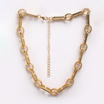 Buy Ferosh Chunky Gold Chain Necklace - Purplle