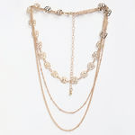 Buy Ferosh Haiba Layered Gold Necklace - Purplle