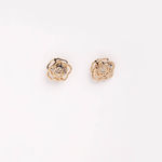 Buy Ferosh Crystal Rose Stud Earrings - Purplle