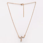 Buy Ferosh Gold Heartbeat Necklace - Purplle