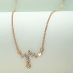 Buy Ferosh Gold Heartbeat Necklace - Purplle