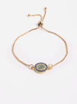 Buy Ferosh Round Blue Crystal Studded Evil Eye Jewel Set - Purplle