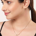 Buy Ferosh Dainty Pearl Detail Necklace - Purplle