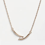 Buy Ferosh Dainty Pearl Detail Necklace - Purplle