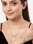 Buy Ferosh Blue Chromatic Evil Eye Jewel Set - Purplle