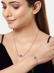 Buy Ferosh Vivid Crystal Evil Eye Jewel Set - Purplle