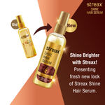 Buy Streax Shine Hair Serum with Walnut Oil, For Hair Smoothening & Shine, For Dry & Frizzy Hair - 45 ml - Purplle