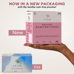 Buy Azah Rash-Free Organic Sanitary Pads (Box of 15 Pads : All Regular - with Disposable bags) - Purplle