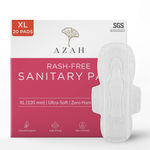 Buy Azah Rash-Free Organic Sanitary Pads (Box of 20 Pads : All XL - without Disposable bags ) - Purplle