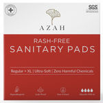 Buy Azah Rash-Free Organic Sanitary Pads (Box of 40 Pads : All XL - without Disposable bags ) - Purplle