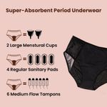 Buy Azah Reusable and odour-free period panties for Women - Size XL - Purplle