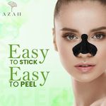 Buy Azah Ultra Deep Cleansing Nose Strips for Blackhead Removal | With Aloe Vera & Activated Charcoal | Unclog Pores, Removes Whiteheads, Excess Oil & Dirt| | Extended Design | Pack of 10 - Purplle