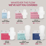 Buy Azah Rash-free Organic Sanitary Pads Box of 8 Pads : All XL - Purplle