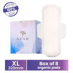 Buy Azah Rash-free Organic Sanitary Pads Box of 8 Pads : All XL - Purplle