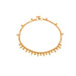 Buy Silvermerc Golden Delicate Chain Payal Anklet - Purplle