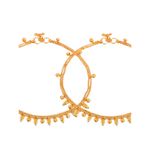 Buy Silvermerc Golden Delicate Chain Payal Anklet - Purplle