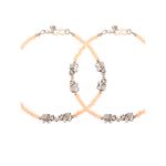 Buy Silvermerc Oxidised Ankle Bracelet with Elephant Charm - Purplle