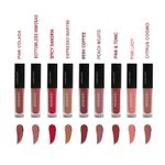 Buy Love Earth Liquid Mousse Miniature Liquid Matte Lipstick - Pack of 9 - Purplle