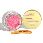 Buy WOW Skin Science Himalayan Rose Lip Scrub - Exfoliates / Smoothens Chapped & Cracked lips with 100% Natural Himalayan Pure Rose Oil - For Dry, and Tanned lips - 15g - Purplle