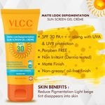Buy VLCC Matte Depi gmentation Look SPF 30 Sun Screen Gel Creme(50 gm) - Purplle