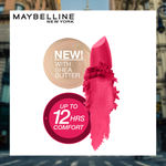 Buy Maybelline New York Color Sensational Creamy Matte Lipstick, 630 Flaming Fuchsia (3.9 g) - Purplle