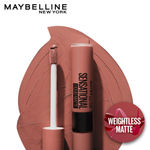 Buy Maybelline New York Sensational Liquid Matte Lipstick NU02 Strip It Off (7 ml) - Purplle