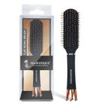 Buy Majestique Crown Series Flat Hair Brush | Use as Detangling, Styling, Blow drying, Shaping, Wet & Dry - Black - Purplle