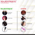 Buy Majestique Pro Roller Round Hair Brush | Soft Synthetic Bristles | Use as Blow Drying, Hair Styling , Wet & Dry - Black - Purplle