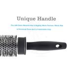 Buy Majestique Professional Large Hot Curling Round Hair Brush Set - Nylon Bristles and Rubber-Grip Handle for Blow-Dry Styling - Purplle