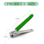 Buy Majestique Nail Clipper with Nail Filer | Compact Nail Cutter for Trimming and Grooming - Multicolor - Purplle