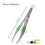 Buy Majestique Eye Tools Set - Eyebrow Tweezer And Wide Slant Tip Tweezer with Premium Nazal Scissors for Women, Girls - Color May Vary - Purplle