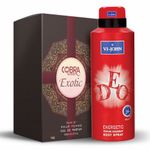 Buy VI-JOHN Irresistible Scent Fresh & Soothing Good Fragrance perfume Exotic 100 ml & Energetic Deo 175 ml - Purplle