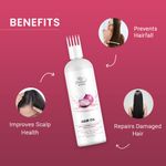 Buy Natural Infusions Onion Hair Oil With Virgin Coconut Oil - With Comb Applicator - Strong and Healthy Hair - Deep Nourishment - Hair Growth – 100ml (Pack of 12) - Purplle