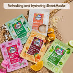 Buy Buds & Berries Brightening Face Sheet Mask with Tangerine Orange | Ultra-hydrating Sheet Mask infused with Serum | No Paraben, No Sulphate, No Silicone - 25 gm - Purplle